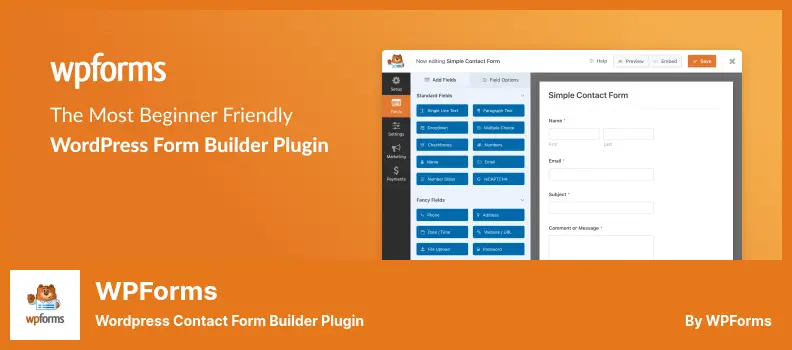 WPForms Plugin - WordPress Contact Form Builder Plugin