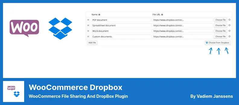 WooCommerce Dropbox Plugin - WooCommerce File Sharing and DropBox Plugin