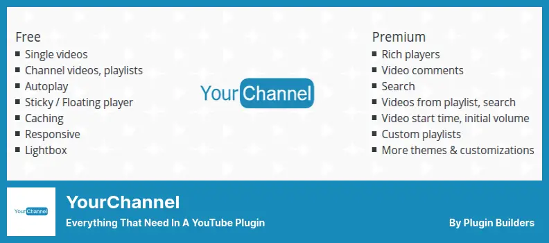 YourChannel Plugin - Everything That Need In A YouTube Plugin