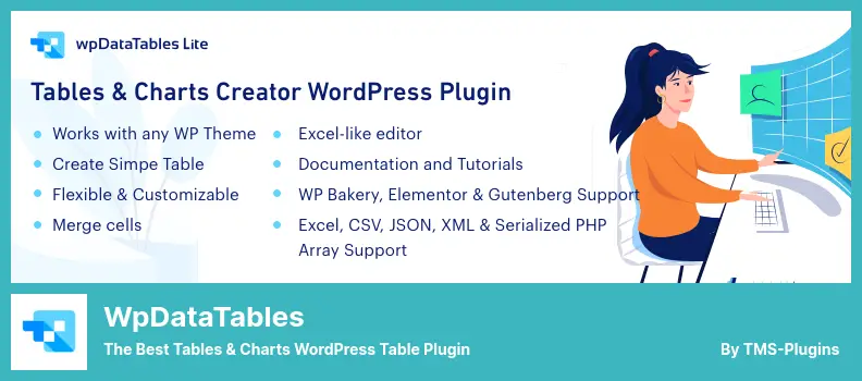 wpDataTables Plugin - The Best Tables & Charts WordPress Table Plugin