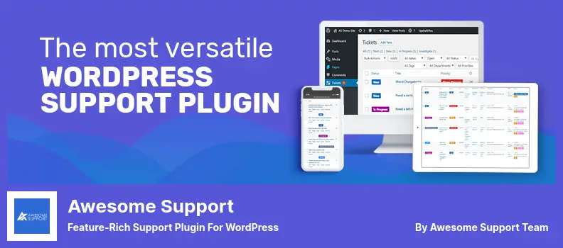 Awesome Support Plugin - Feature-Rich Support Plugin for WordPress