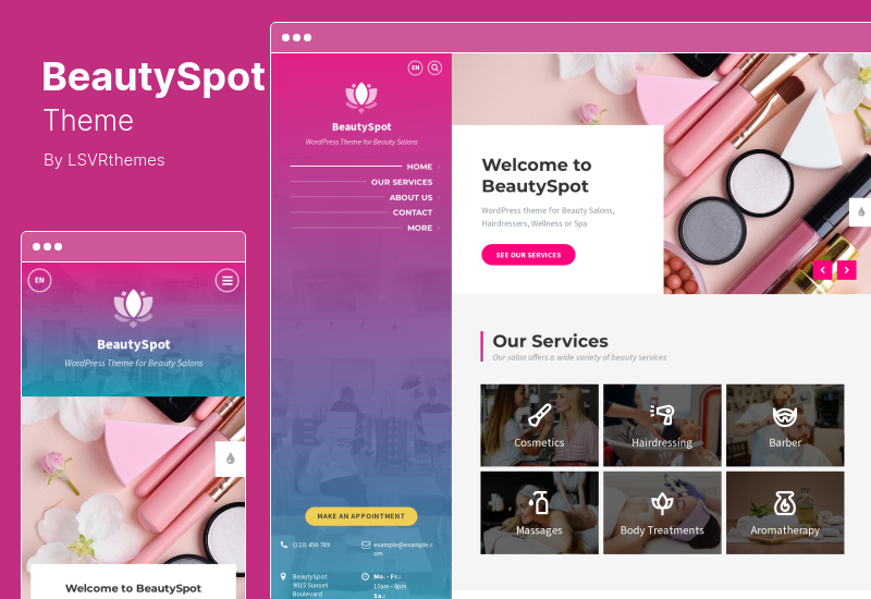 BeautySpot Theme - Beauty Salon WordPress Theme