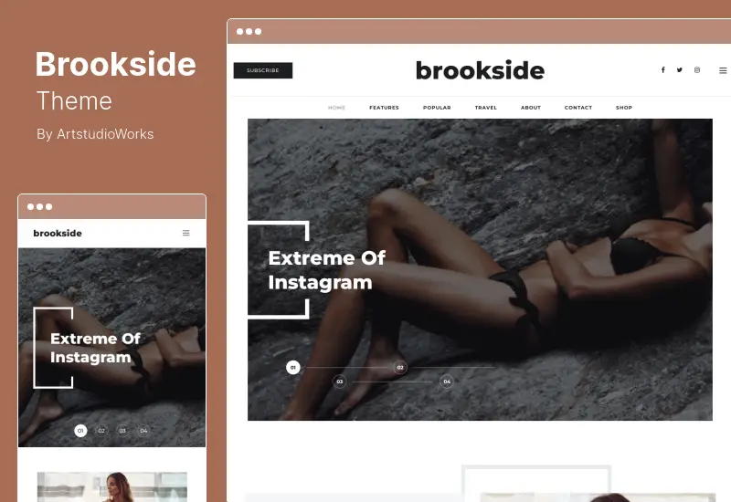 Brookside Theme - Personal WordPress Blog Theme