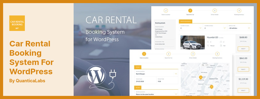 Car Rental Booking System Plugin - A Powerful Online Reservation WordPress Plugin