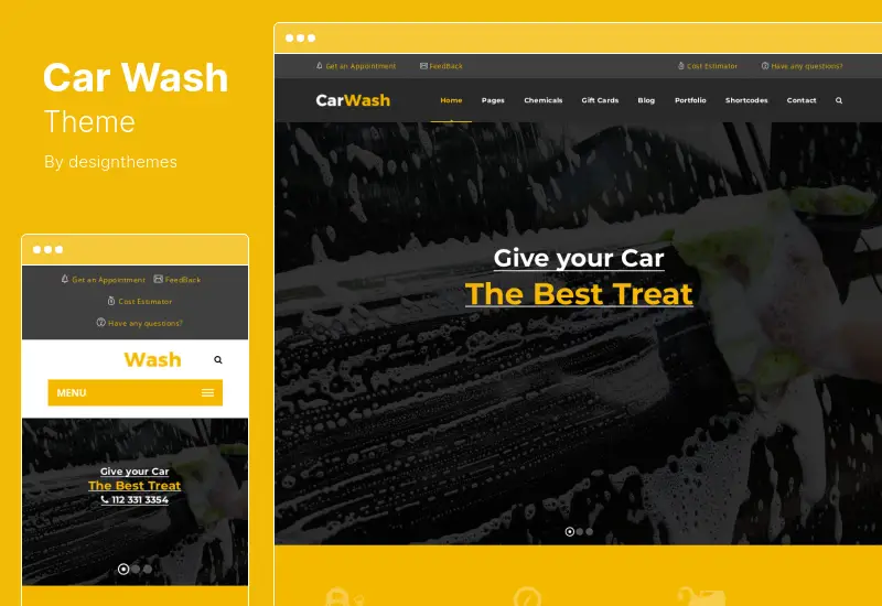 Car Wash Theme - Auto Spa WordPress Theme