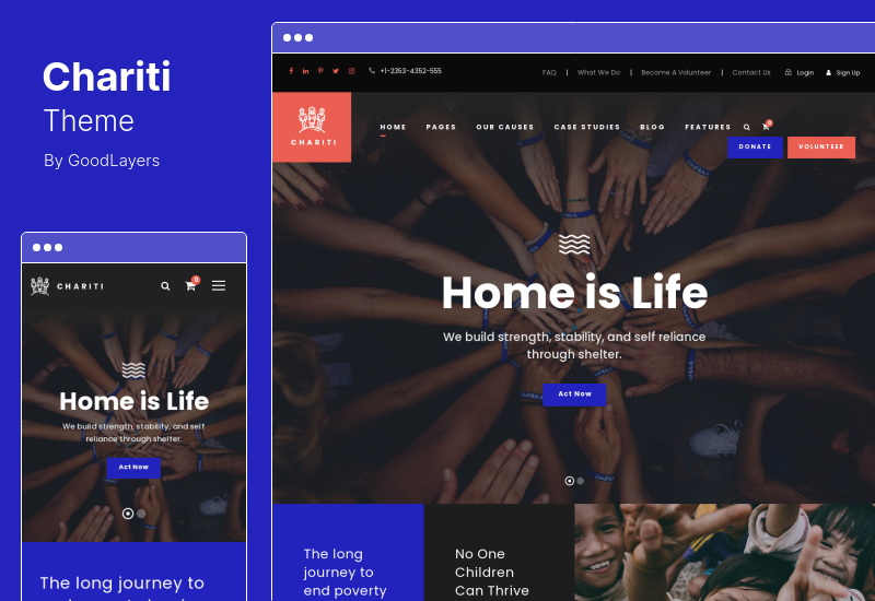 Chariti Theme - Charity Donation WordPress Theme