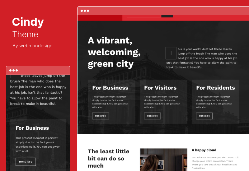 Cindy Theme - Accessible Local Government WordPress Theme
