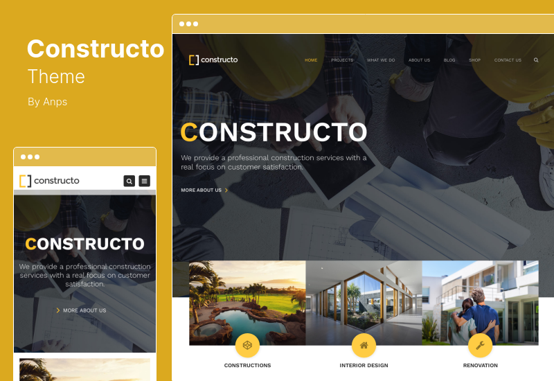 Constructo Theme - Construction WordPress Theme