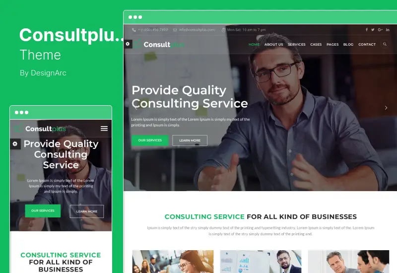 Consultplus Theme - Business Consulting WordPress Theme