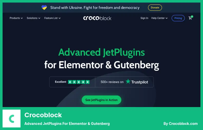 Crocoblock Plugin - Advanced JetPlugins for Elementor & Gutenberg