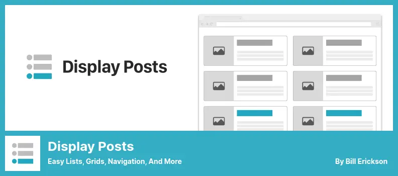 Display Posts Plugin - Easy Lists, Grids, Navigation, and More