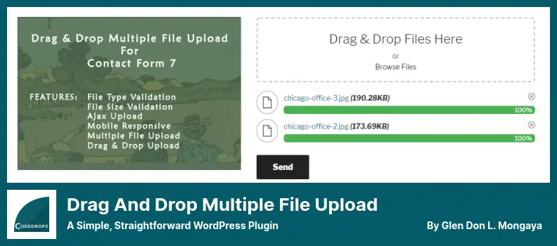 Drag and Drop Multiple File Upload Plugin - A Simple, Straightforward WordPress Plugin