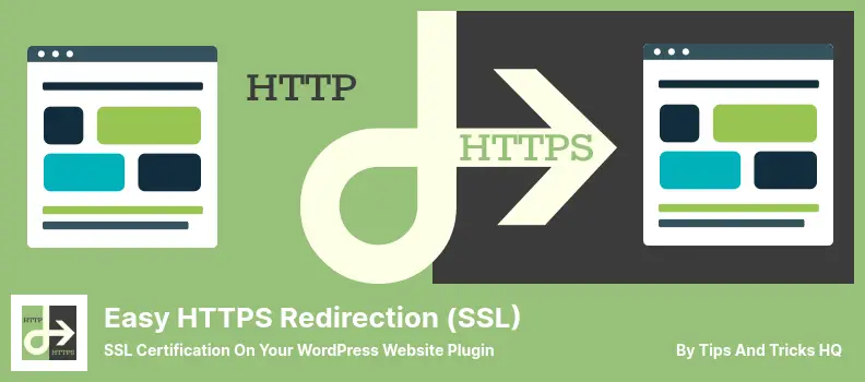 Easy HTTPS Redirection (SSL) Plugin - SSL Certification On Your WordPress Website Plugin