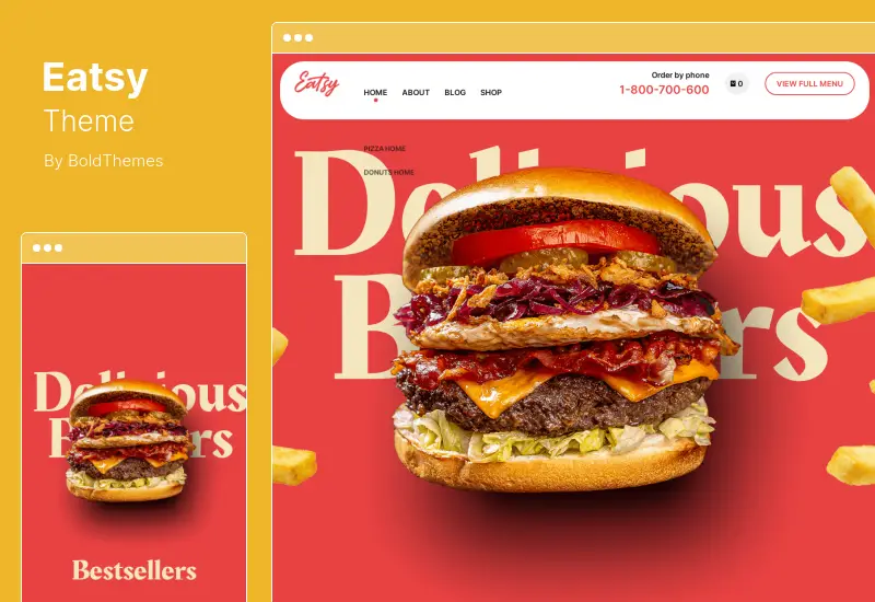 Eatsy Theme - Food Delivery  Restaurant
