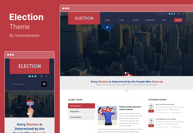 Election Theme - Political WordPress Theme