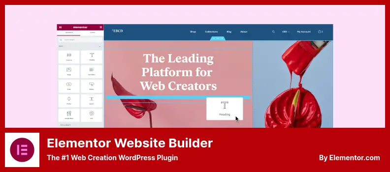 Elementor Website Builder Plugin - The #1 Web Creation WordPress Plugin