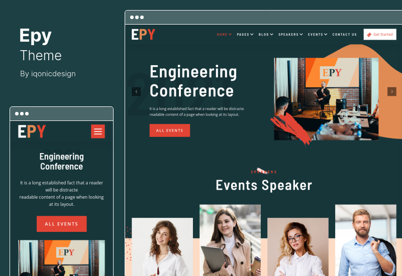Epy Theme - Event Conference WordPress Theme