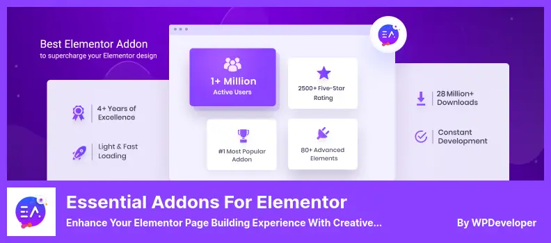 Essential Addons for Elementor Plugin - Enhance Your Elementor Page Building Experience With Creative Elements and Extensions