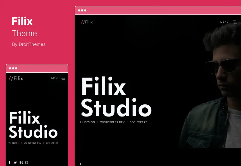 Filix Theme - Creative Minimal Portfolio WordPress Theme