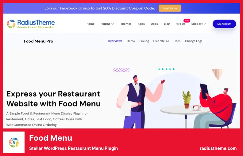 Food Menu Plugin - Stellar WordPress Restaurant Menu Plugin