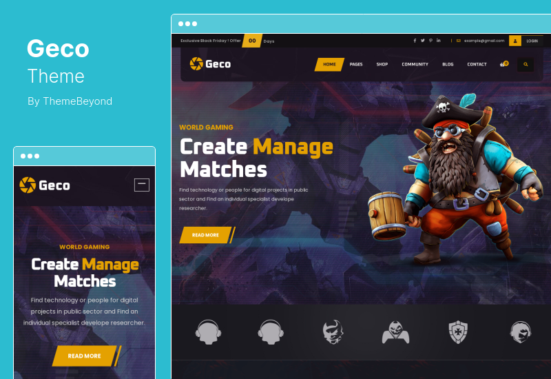 Geco Theme - eSports Gaming WordPress Theme  bbpress