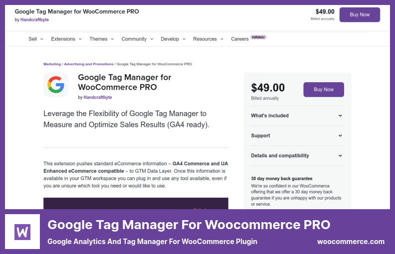 Google Tag Manager For woocommerce PRO Plugin - Google Analytics And Tag Manager For WooCommerce Plugin