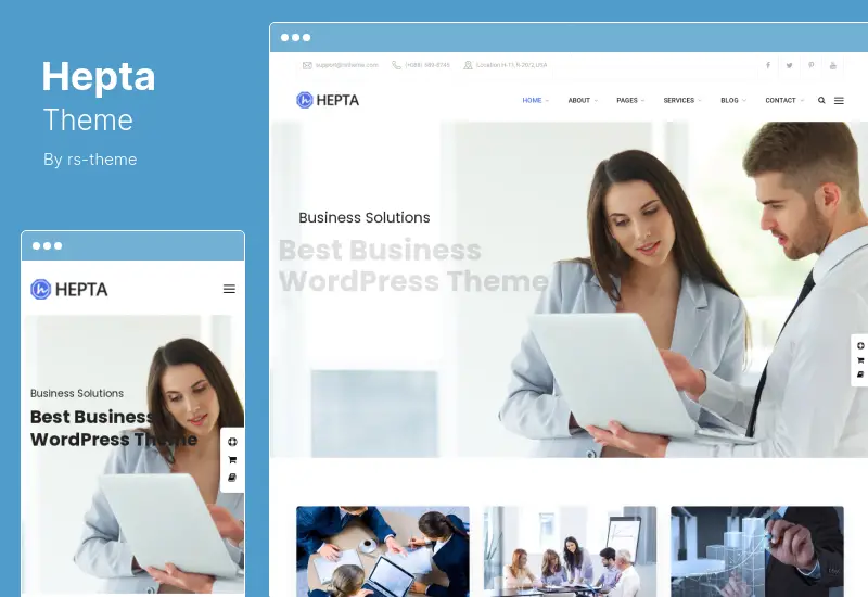 Hepta Theme - Multipurpose Business WordPress Theme