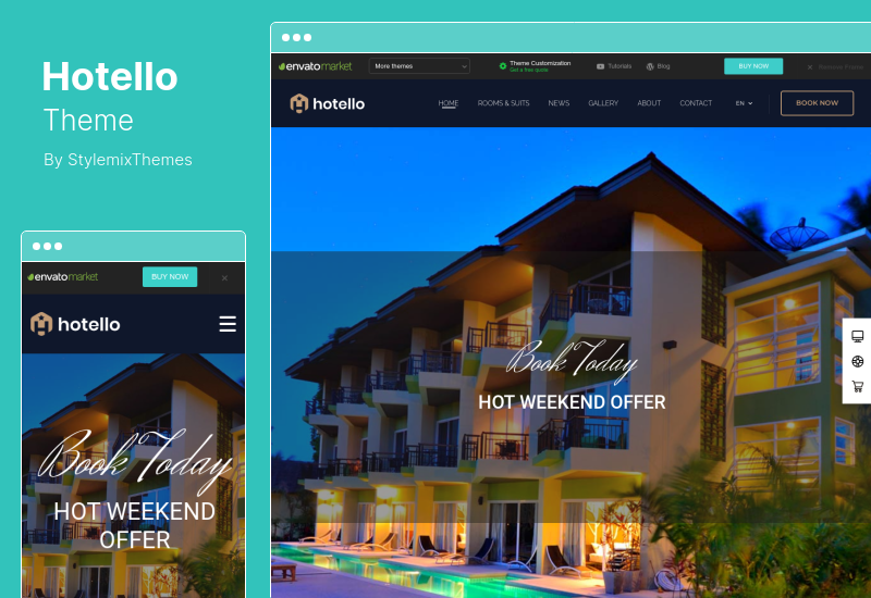 Hotello Theme - Hotel Booking WordPress Theme