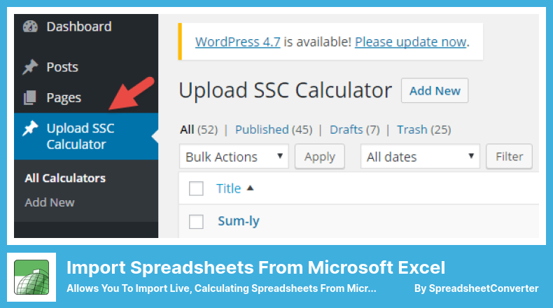 Create Online Calculators with Excel - SpreadsheetConverter