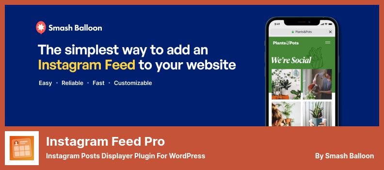 Instagram Feed Pro Plugin - Instagram Posts Displayer Plugin For WordPress