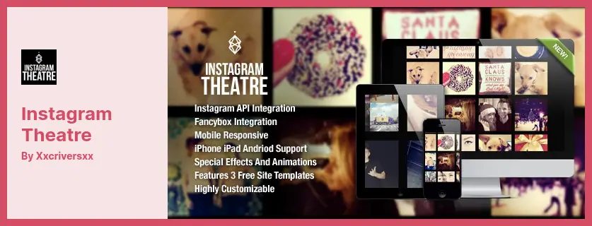 Instagram Theatre Plugin - Allows You to Easily Pull Photos From Your Instagram Account