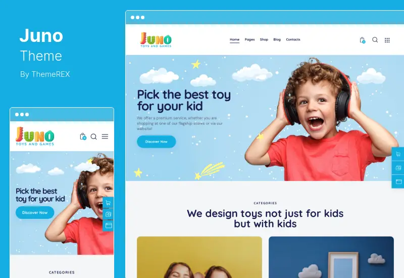 Juno Theme - Kids Toys and Games Store WordPress Theme