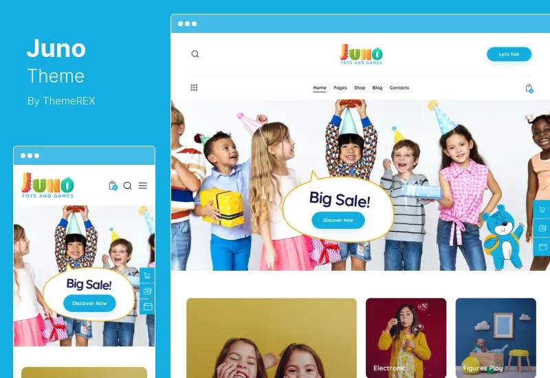 Juno Theme - Kids Toys  Games Store WordPress Theme