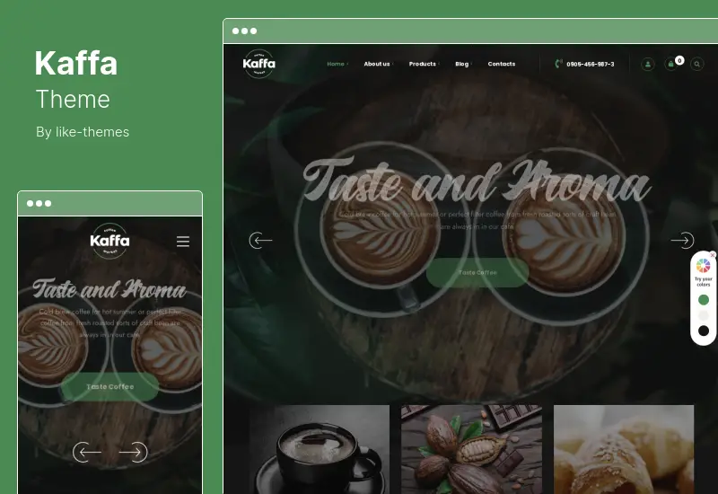 Kaffa Theme - Cafe and Coffee Shop WordPress Theme