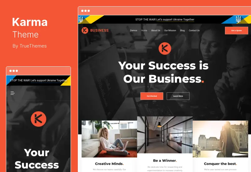 Karma Theme - Business Elementor WordPress Theme