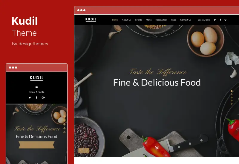 Kudil Theme - Restaurant  Food Delivery