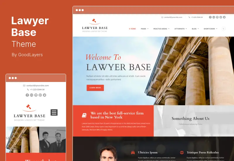 Lawyer Base Theme - Attorney WordPress Theme
