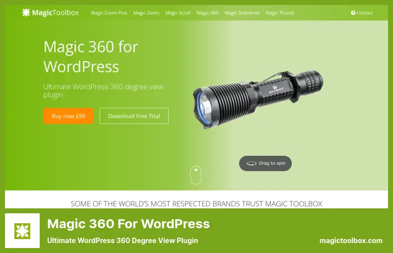 Magic 360 for WordPress Plugin - Ultimate WordPress 360 Degree View Plugin