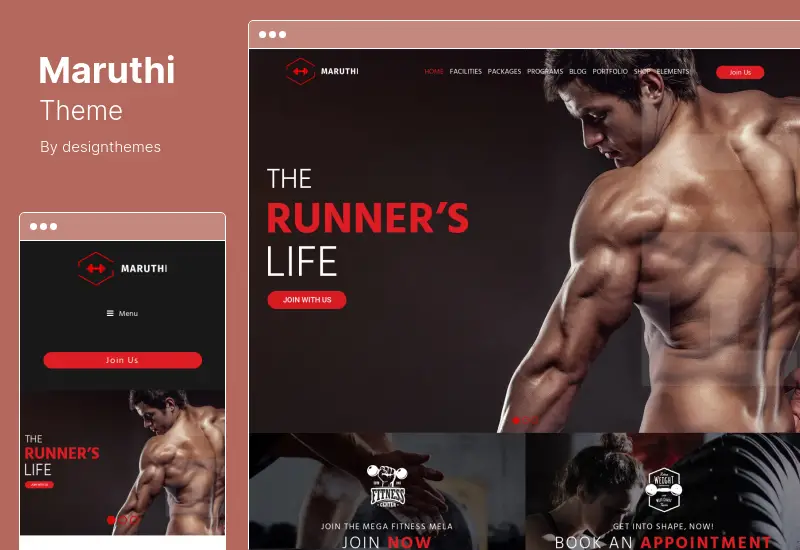 Maruthi Theme - Fitness Gym WordPress Theme