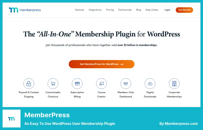 MemberPress Plugin - an Easy to Use WordPress User Membership Plugin