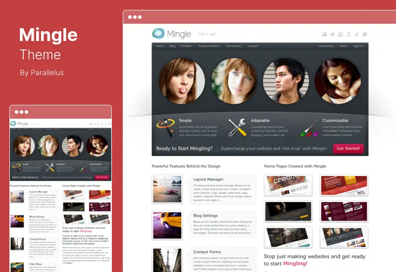 Mingle Theme - Multipurpose WordPress Theme