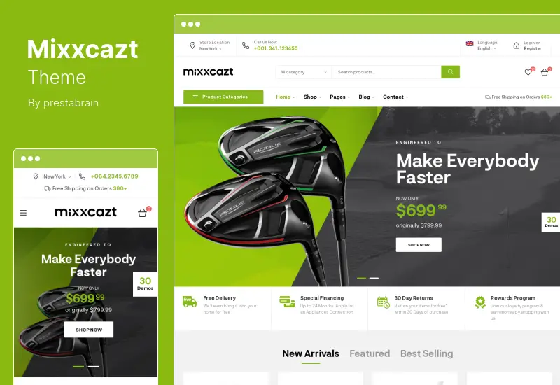 Mixxcazt Theme - Creative Multipurpose WooCommerce Theme