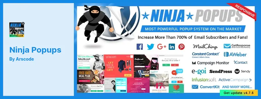 Ninja Popups Plugin - a Popup Plugin for WordPress