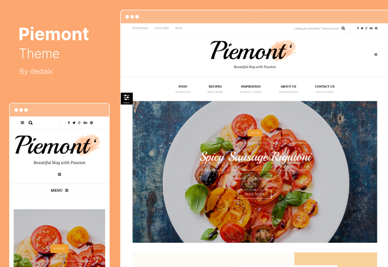 Piemont Theme - Premium Travel  Lifestyle Responsive WordPress Blog Theme