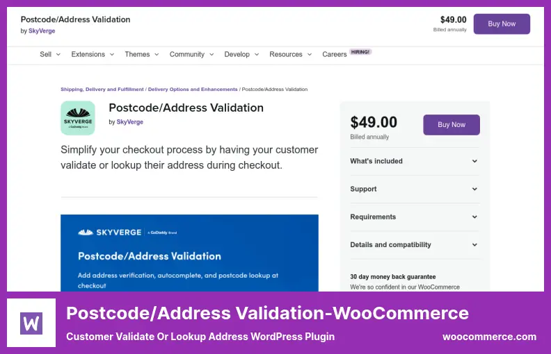 Postcode/Address Validation-WooCommerce Plugin - Customer Validate or Lookup Address WordPress Plugin