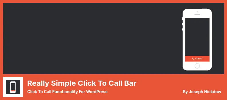 Really Simple Click To Call Bar Plugin - Click To Call Functionality For WordPress