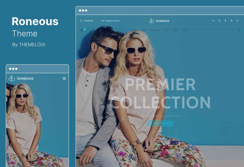 Roneous Theme - Creative MultiPurpose WordPress Theme