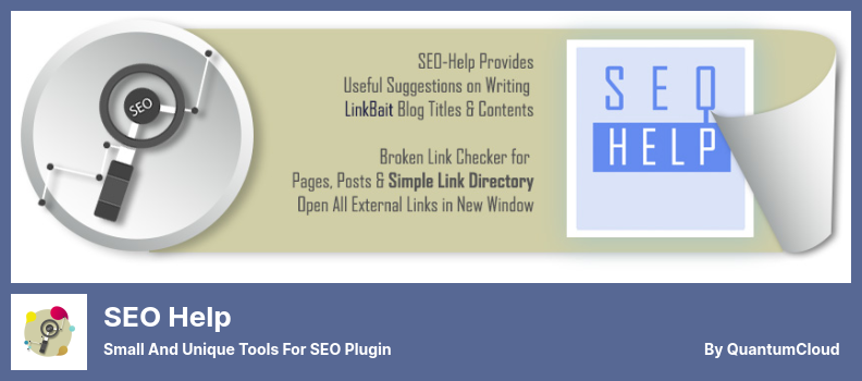 SEO Help Plugin - Small and Unique Tools for SEO Plugin