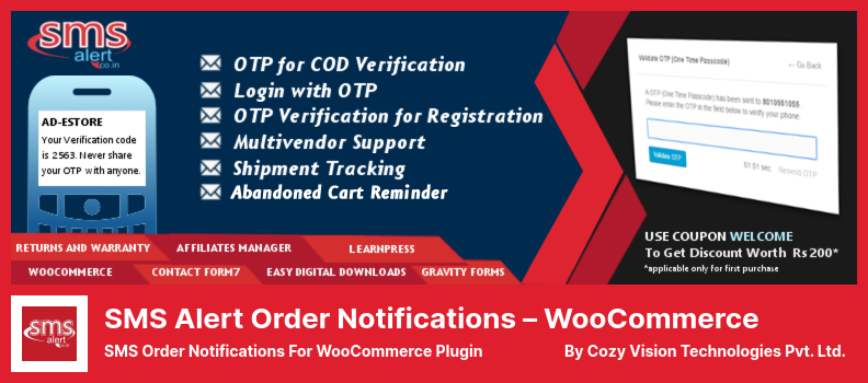 SMS Alert Order Notifications – WooCommerce Plugin - SMS Order Notifications For WooCommerce Plugin