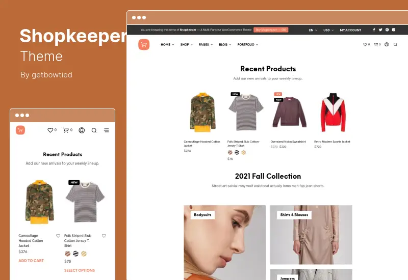 Shopkeeper Theme - Premium WordPress Theme for eCommerce